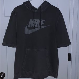 Mens Nike Short Sleeve Hoodie